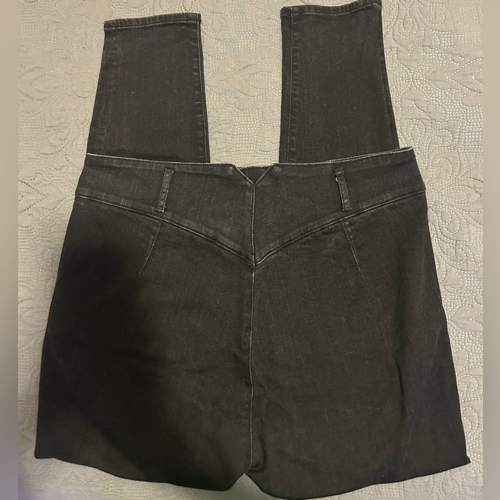 Express High Rise Button Front Jeans - Picture 10 of 15